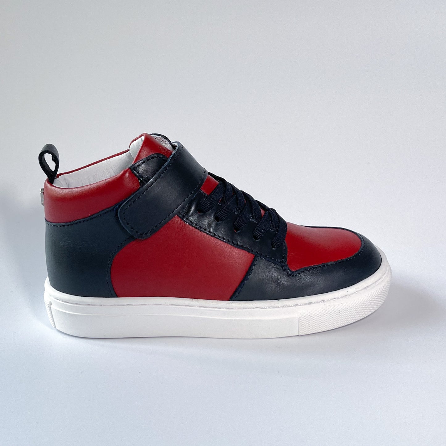 Kingsley Crew - High-Top Kinder Sneaker aus Leder - Rot