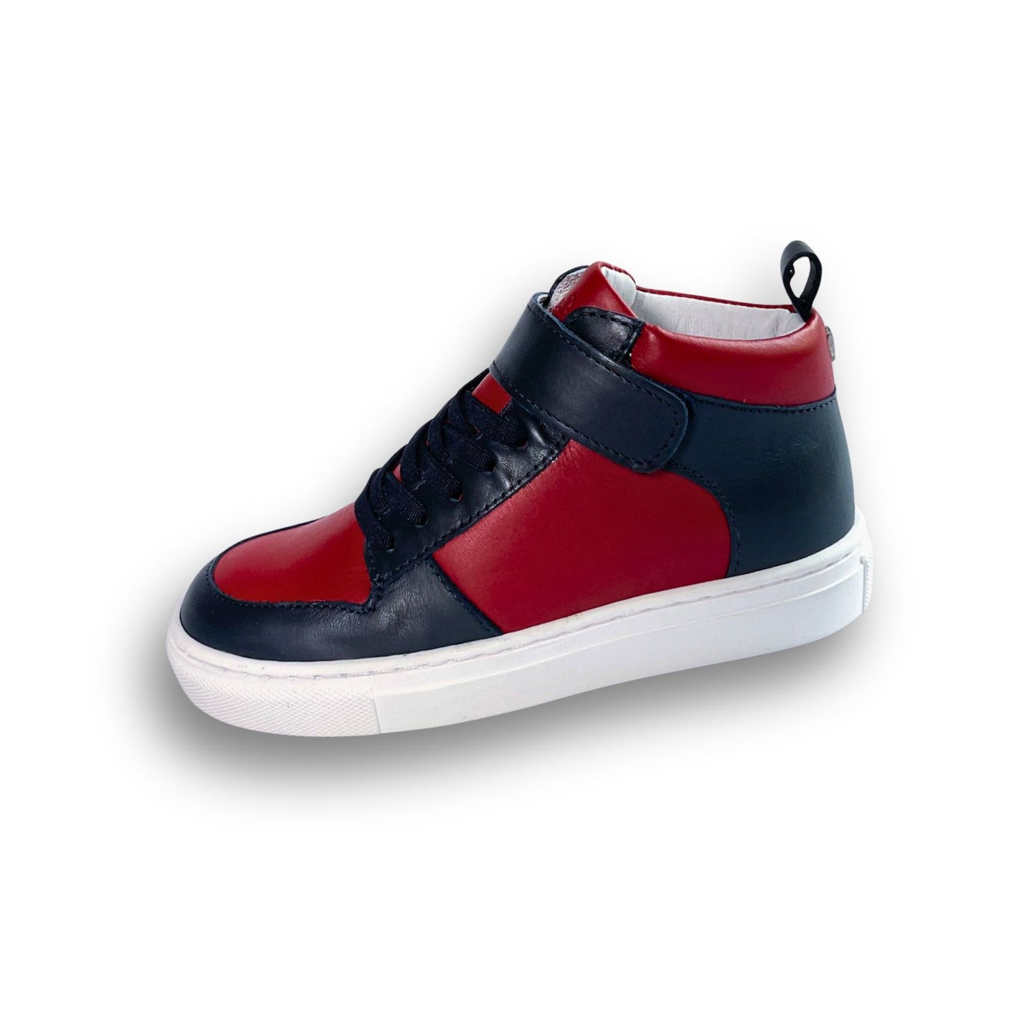 Kingsley Crew - High-Top Kinder Sneaker aus Leder - Rot