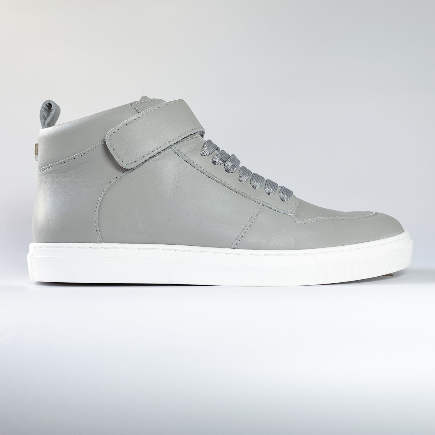 Kingsley Crew - High-Top Herren Sneaker aus Leder - Grau